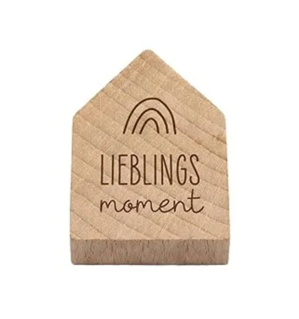 Bild von Magnetisches Holzhaus Lieblingsmoment