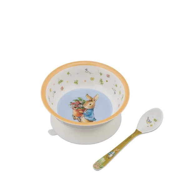 Bild von bowl with suction pad and spoon peter rabbit, VE-3