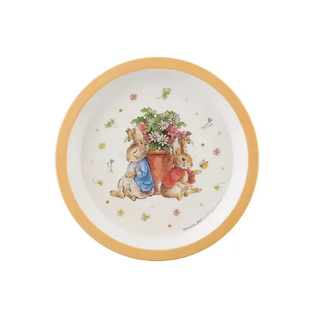 Bild von baby plate peter rabbit apricot, VE-6
