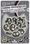 Bild von Ed, the Cat Fahrrad-Speichenclips Glow in the dark, VE-12