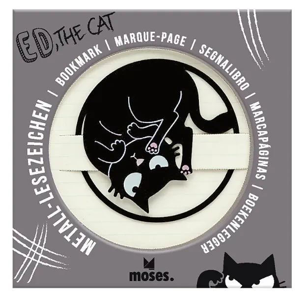 Bild von Ed, the Cat Metall-Lesezeichen , VE-15