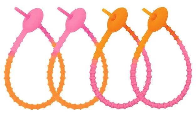 Bild von Fernweh Twist & Fix Kabelbinder Neon 4er Set, VE-16