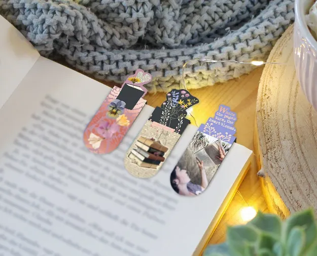 Bild von moses. libri_x Magnetlesezeichen Buchblüte, VE-6