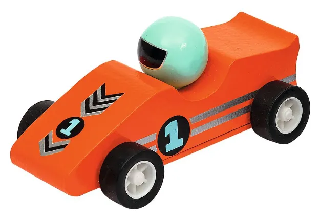 Bild von Kleine Rennwagen mit Rückziehmotor, VE-12