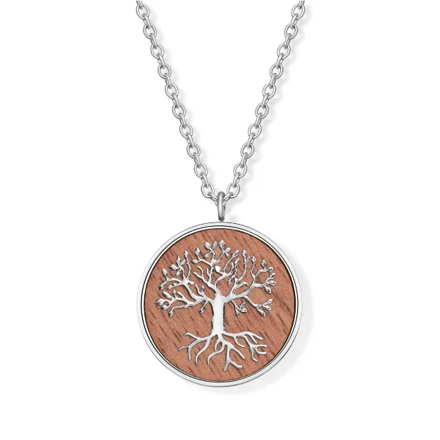 Bild von Lebensbaum auf Walnussholz