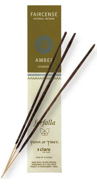 Bild von Amber / Cocooning, Faircense Räucherstäbchen