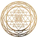 Bild von Shri Yantra aus Messing