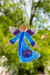 Bild von Engel blau/violett