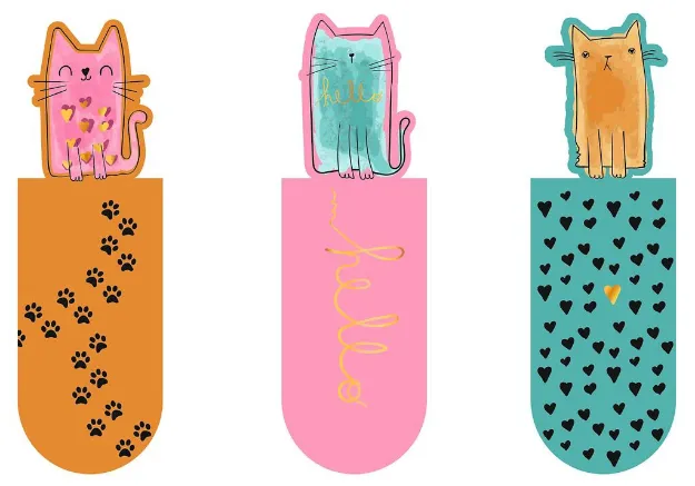 Bild von Magnetlesezeichen Katzentrio , VE-6