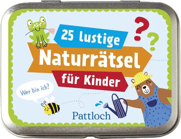 Bild von Metalldose 25 lustige Naturrätsel für Kinder