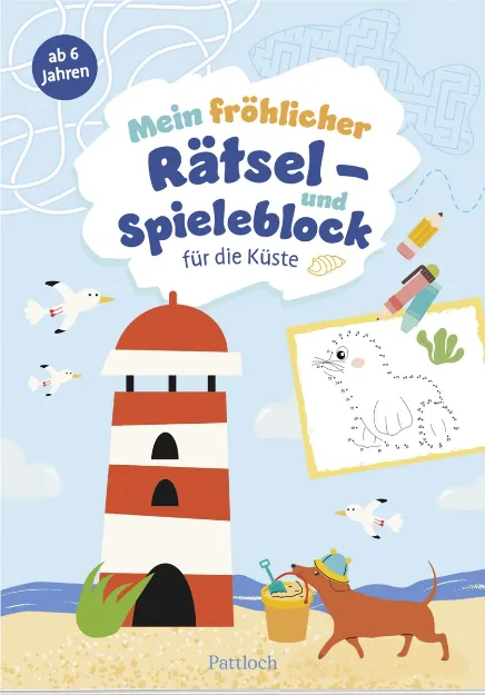 Bild von BL Mein fröhlicher Rätsel- und Spieleblock für die Küste