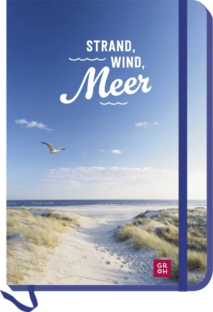 Bild von Notizbuch Strand Wind Meer