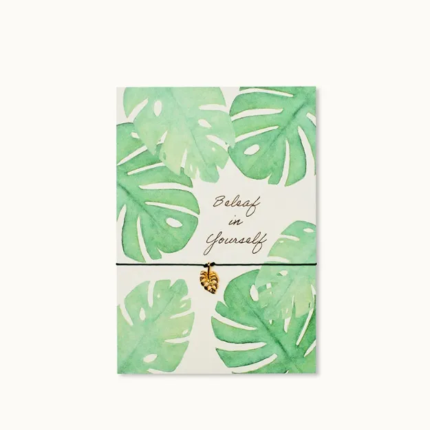 Bild von Armband-Karte Blätter - by vivi.