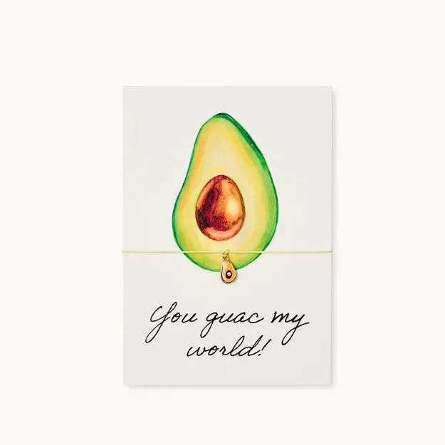 Bild von Armband-Karte:  You Guac My World - by vivi.