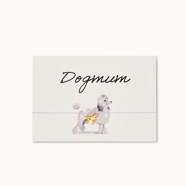 Bild von Armband-Karte: Dogmum - Poodle - by vivi.
