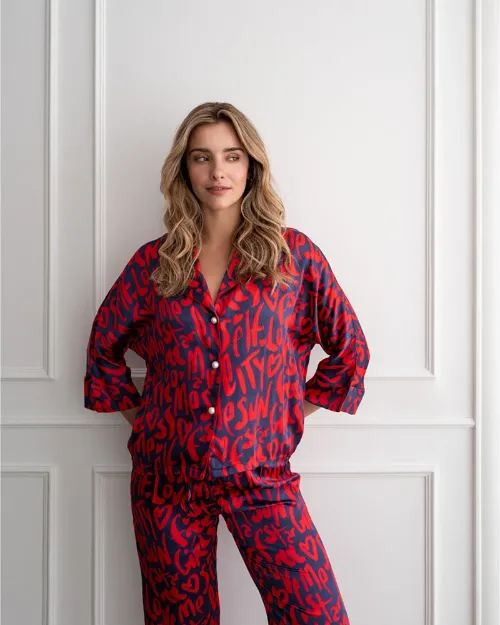 Bild von Bluse Loose Cut Selflove XXL (Variante von PJ) - by vivi.