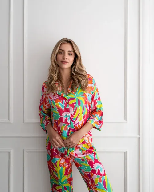 Bild von Bluse Loose Cut The Tropical L (Variante von PJ) - by vivi.