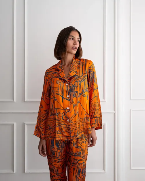 Bild von Bluse Straight Cut Doglover XXL (Variante von PJ) - by vivi.