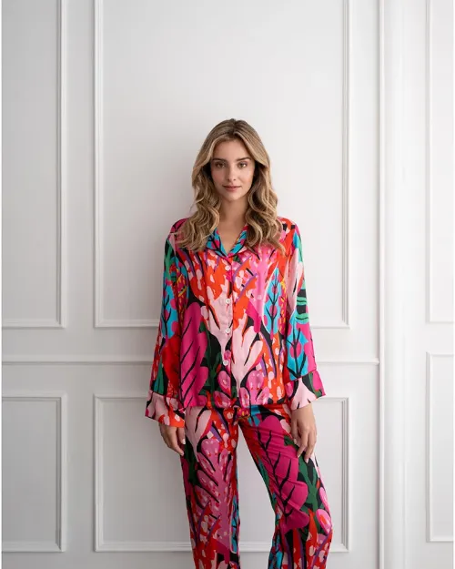 Bild von Bluse Straight Cut Jungle L (Variante von PJ) - by vivi.