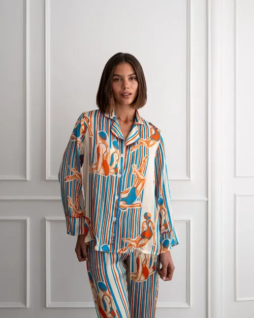 Bild von Bluse Straight Cut Swimmer XL (Variante von PJ) - by vivi.