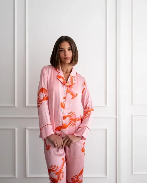 Bild von Bluse Straight Cut The Lobster S (Variante von PJ) - by vivi.