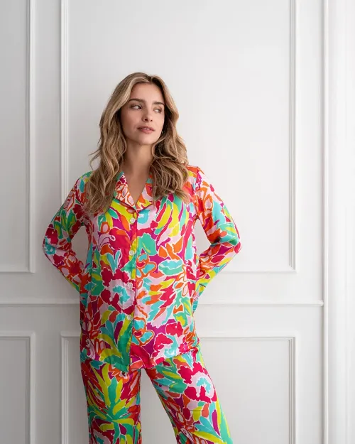 Bild von Bluse Straight Cut The Tropical XXL (Variante von PJ) - by vivi.