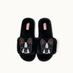 Bild von Brosche für Slipper: Bulldogge - by vivi.