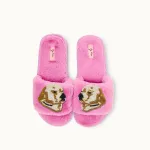 Bild von Brosche für Slipper: Golden Retriever - by vivi.