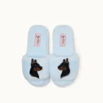 Bild von Broschen für Slipper: Doberman - by vivi.