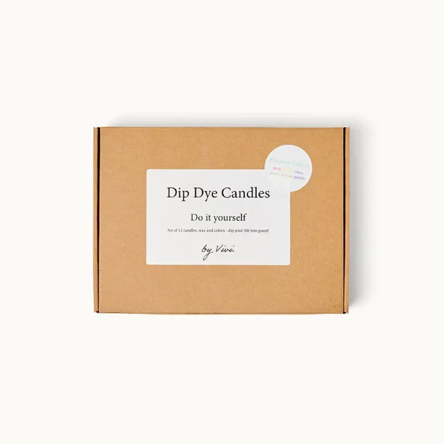 Bild von DIY Set Dip Dye Kerze: Rainbow Edition - by vivi.