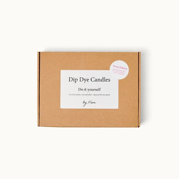 Bild von DIY Set Dip Dye Kerzen: Neon Edition - by vivi.