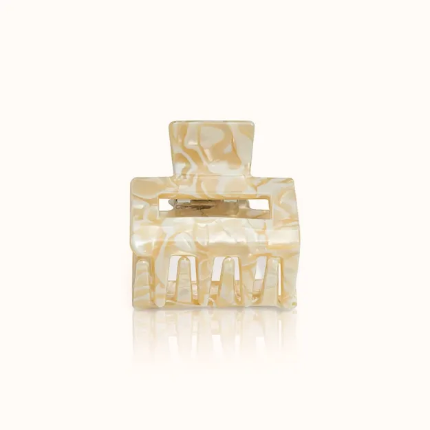 Bild von Haarklammer Square Creme - by vivi.