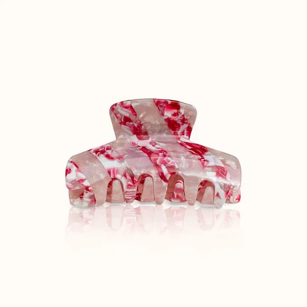 Bild von Haarklammer Stripes Strawberry Milkshake - by vivi.