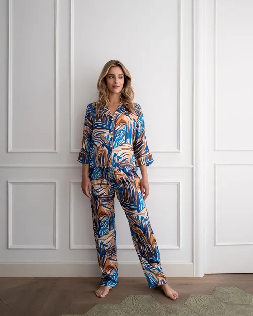 Bild von Hose Blue Seaweed XL (Variante von PJ) - by vivi.