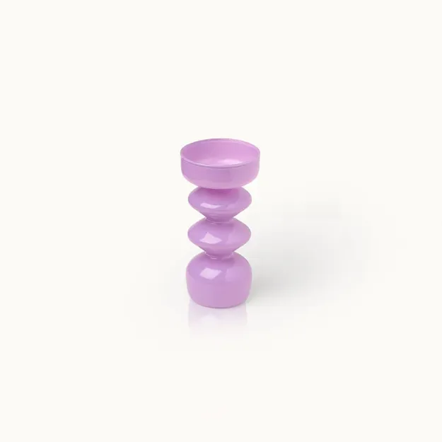 Bild von Kerzenständer Glas Royal Lavender - by vivi.