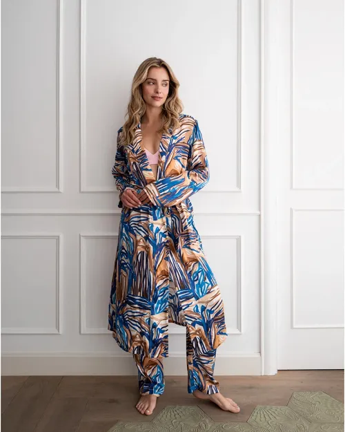 Bild von Kimono Blue Seaweed M/L (Variante von PJ) - by vivi.