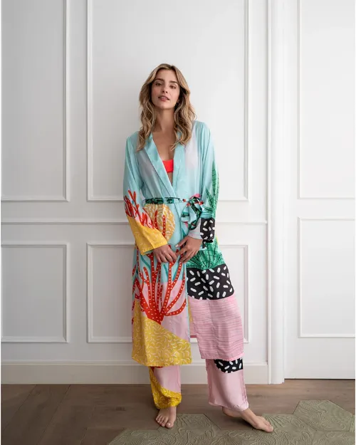 Bild von Kimono Under the Sea XL/XXL (Variante von PJ) - by vivi.