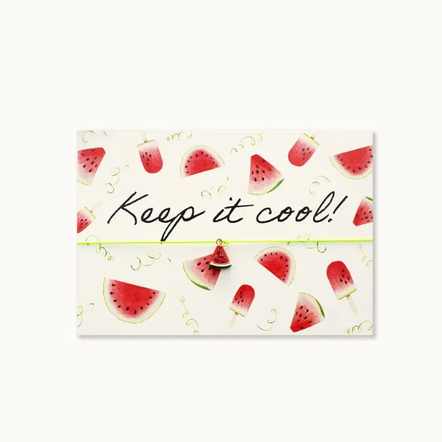 Bild von Armband-Karte: Keep it cool Watermelon - by vivi.