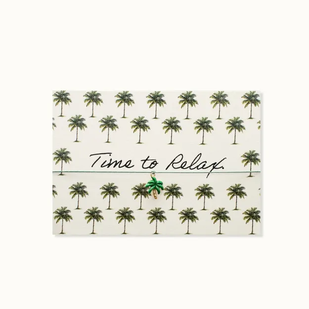 Bild von Armband-Karte: Time to Relax! - by vivi.