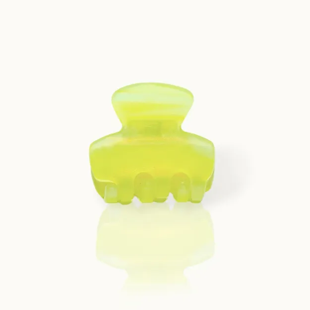 Bild von Haarklammer Klein Neon Yellow - by vivi.
