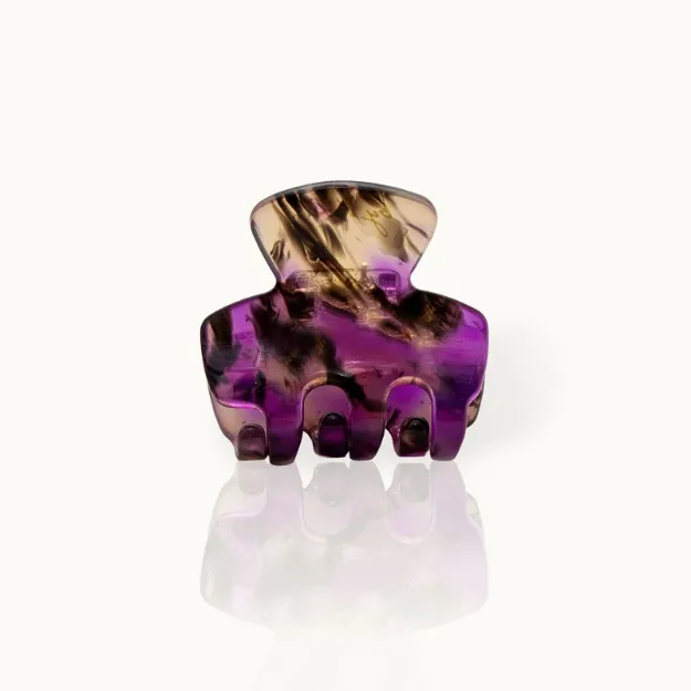 Bild von Haarklammer Klein Violett Leo - by vivi.