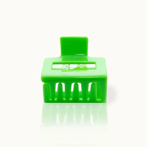 Bild von Haarklammer Square  Neon Green - by vivi.