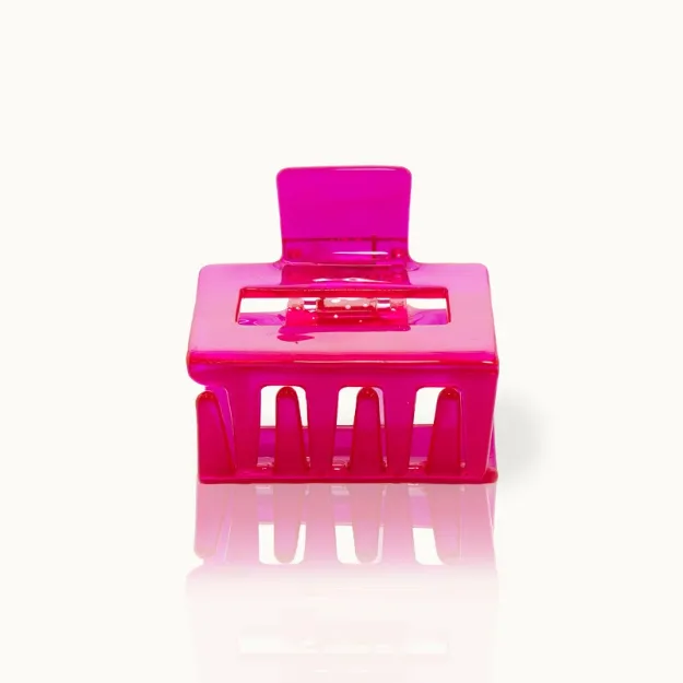 Bild von Haarklammer Square Neon Lavender - by vivi.