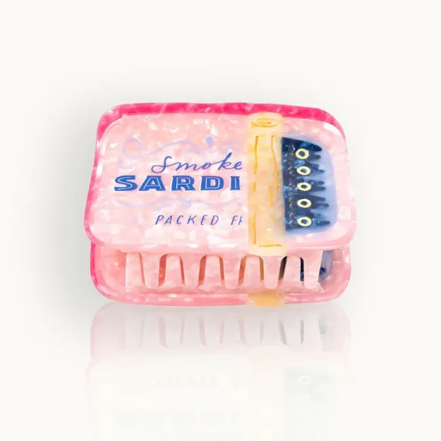 Bild von Haarklammer Sardinenbox Pink - by vivi.