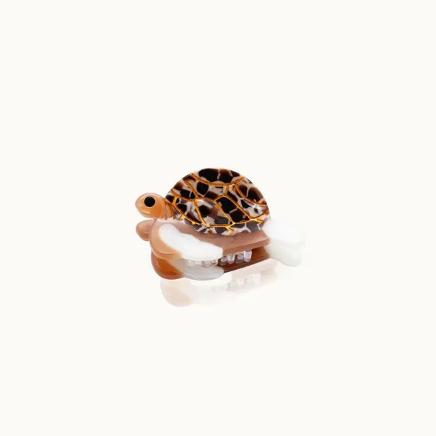 Bild von Haarklammer Schildkröte klein beige - by vivi.