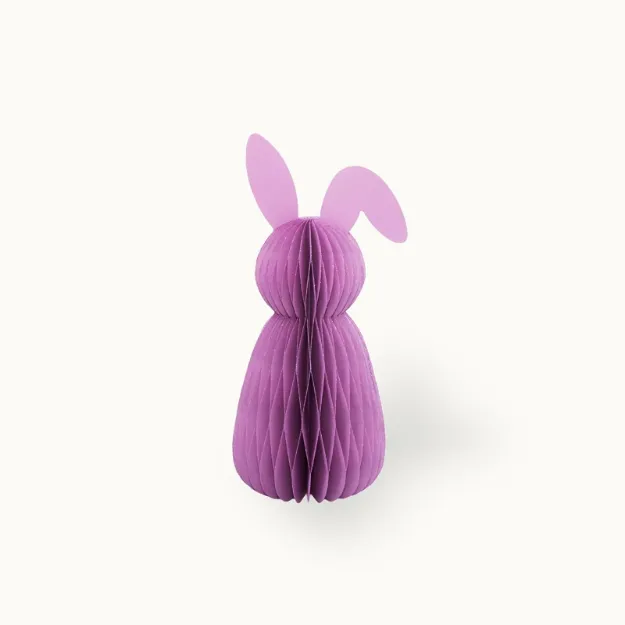 Bild von Ostern aus Papier Hase 20 cm Lavender - by vivi.