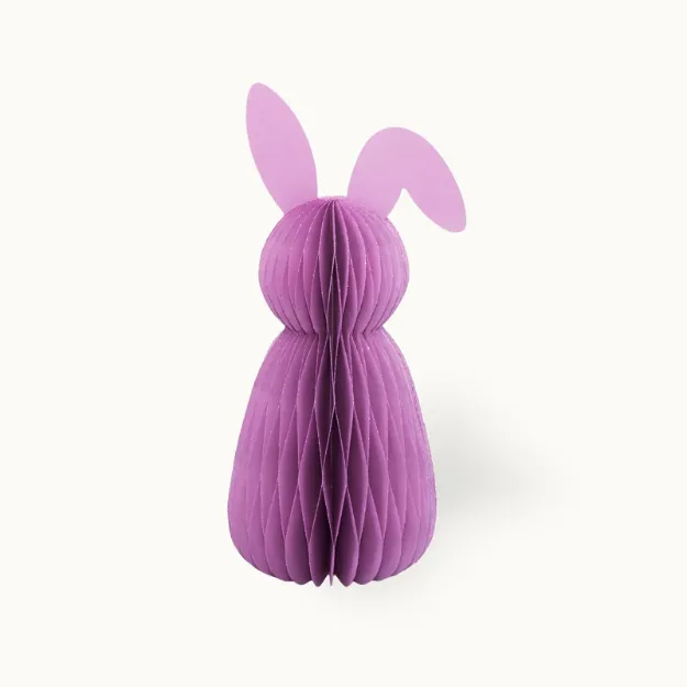 Bild von Ostern aus Papier Hase 30 cm Lavender - by vivi.