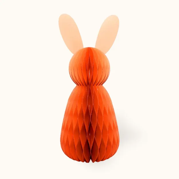 Bild von Ostern aus Papier Hase 60 cm Orange - by vivi.