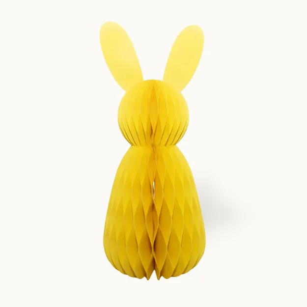 Bild von Ostern aus Papier Hase 60 cm Gelb - by vivi.