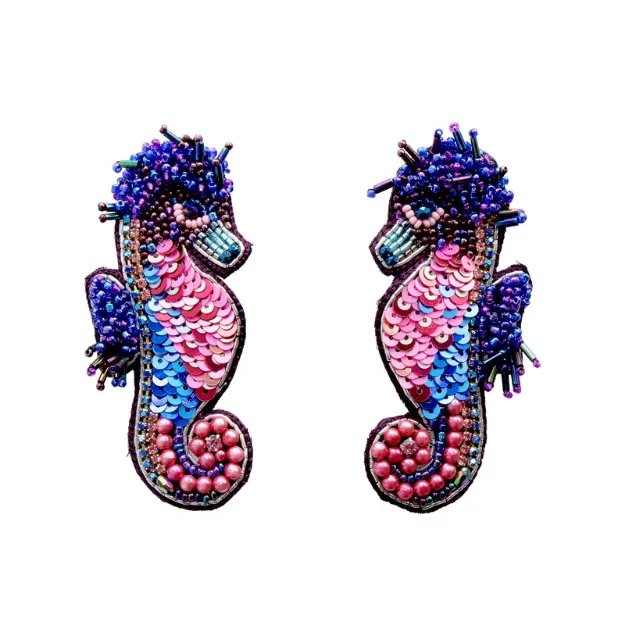 Bild von Brosche für Slipper: Seahorse - by vivi.